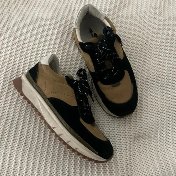 Madewell Kickoff Trainer Sneakers in Nubuck, Suede and Leather - Picture 5 of 9